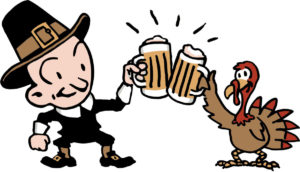 Pilgrim and Turkey Cheers 